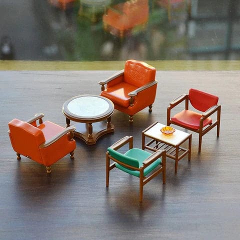 Kenelephant Miniature Collection (BOX) Karimoku furniture Old Karimoku Collection Vol.2