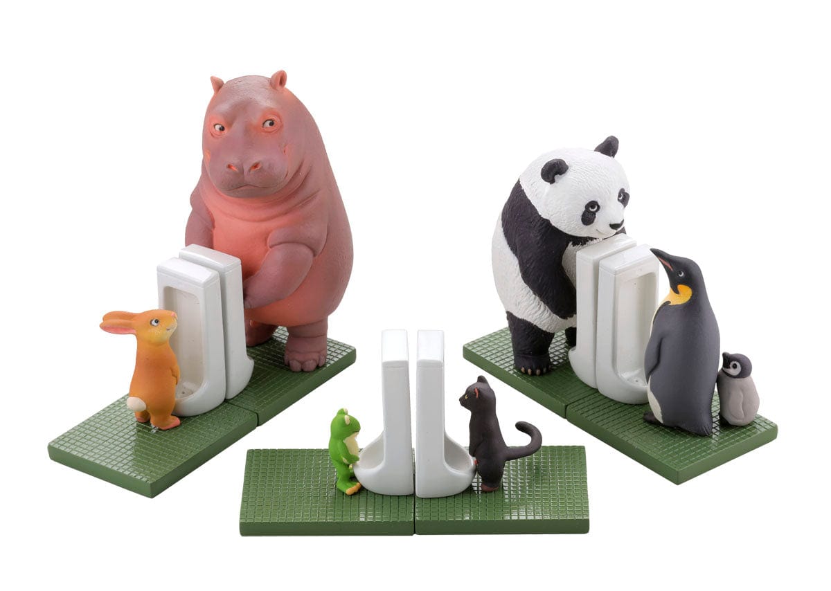 Kaiyodo miniQ Sato Kunio&#39;s Animals Bathroom in Groups 2