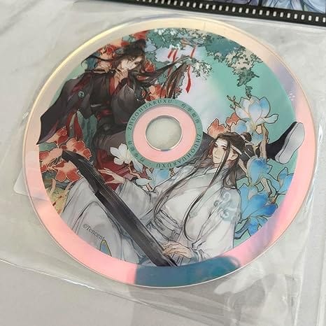 QING CANG 擎苍 MO DAO ZU SHI Zhuo Huaruxu Acrylic Sand Hourglass Acrylic Stand - with Gift Acrylic Disc