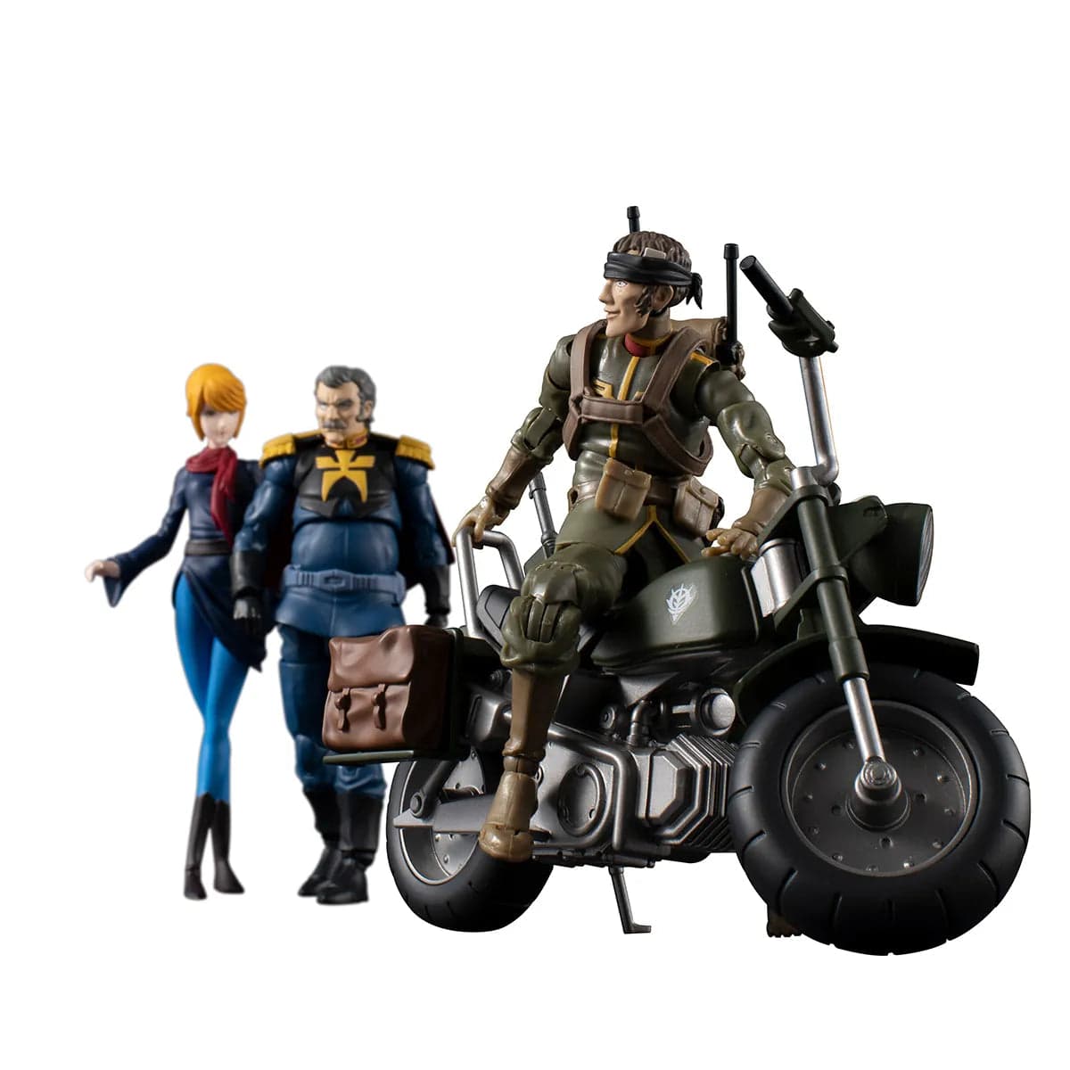 Megahouse Mobile Suit Gundam G.M.G. (Gundam Military Generation) Principality of Zeon Team Ramba Ral set ( with gift : extra props )