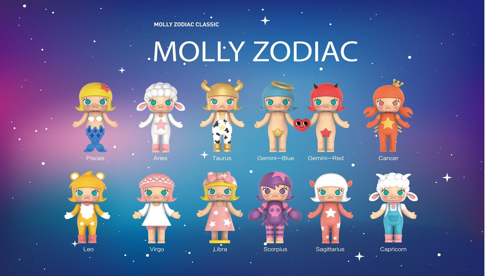 POPMART MOLLY ZODIAC CLASSIC