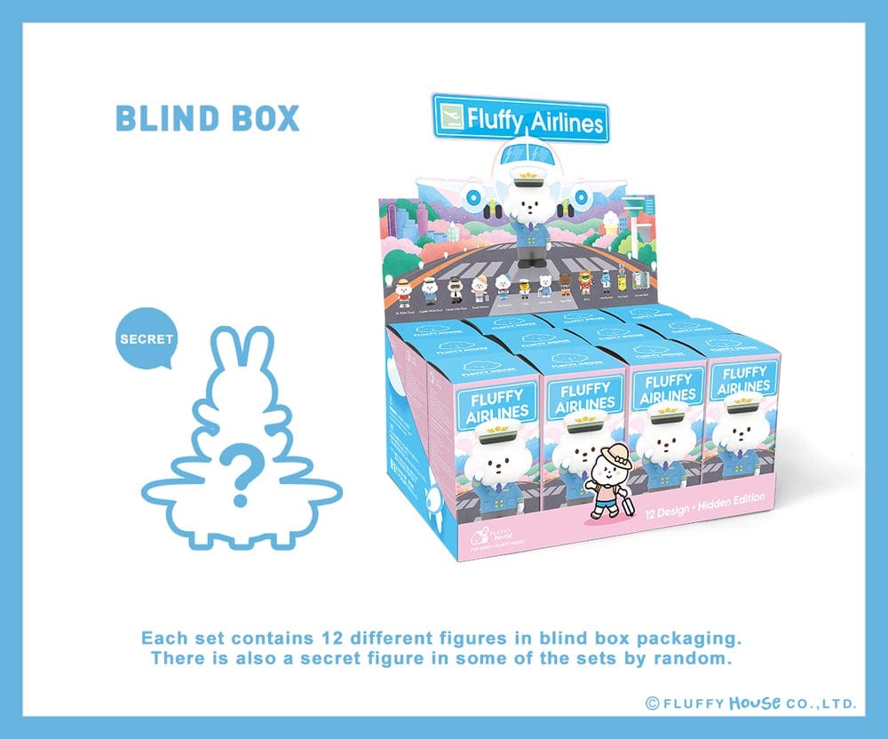Fluffy House MR. WHITE CLOUD MINI SERIES 5 - FLUFFY AIRLINES