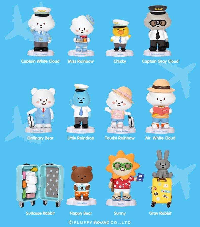 Fluffy House MR. WHITE CLOUD MINI SERIES 5 - FLUFFY AIRLINES