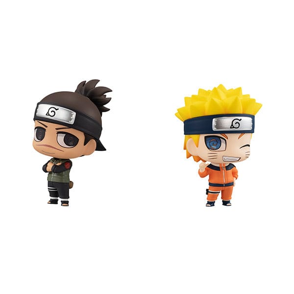 Megahouse Naruto ChimiMega Buddy Series Iruka Umino & Naruto Uzumaki Set
