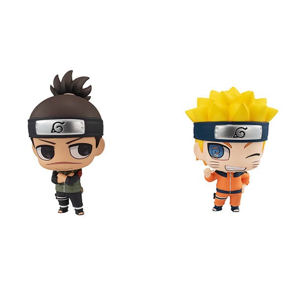 Megahouse Naruto ChimiMega Buddy Series Iruka Umino &amp; Naruto Uzumaki Set