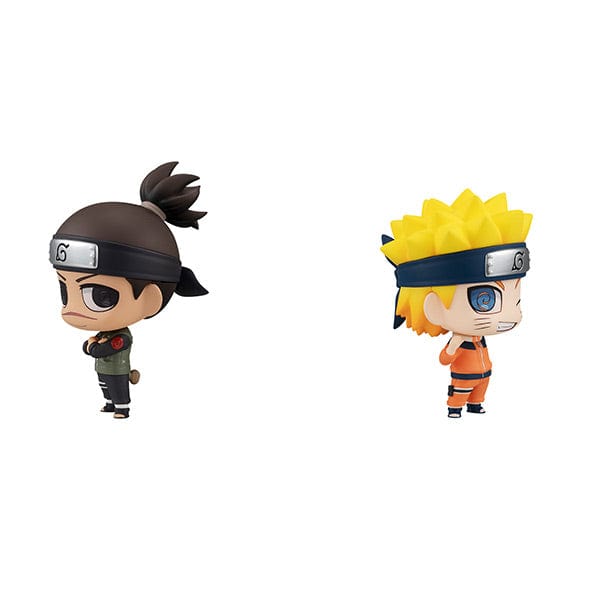 Megahouse Naruto ChimiMega Buddy Series Iruka Umino &amp; Naruto Uzumaki Set