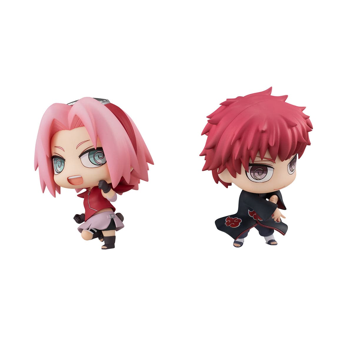 Megahouse Naruto Shippuden ChimiMega Buddy Series Sakura Haruno VS Sasori Showdown Set