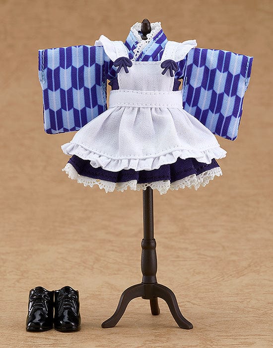 Nendoroid Doll Outfit Set Japanese Style Maid Blue