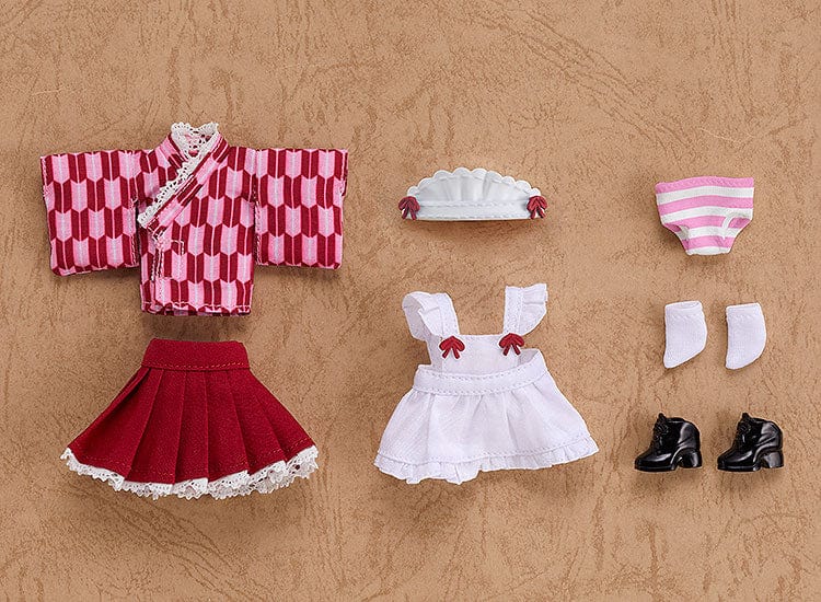Good Smile Company Nendoroid Doll: Outfit Set Japanese Style Maid Pink