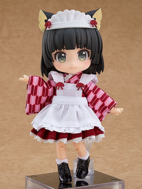 Nendoroid Doll: Outfit Set Japanese Style Maid Pink - Oh Gatcha Nendoroid Doll: Outfit Set Japanese Style Maid Pink - Oh Gatcha