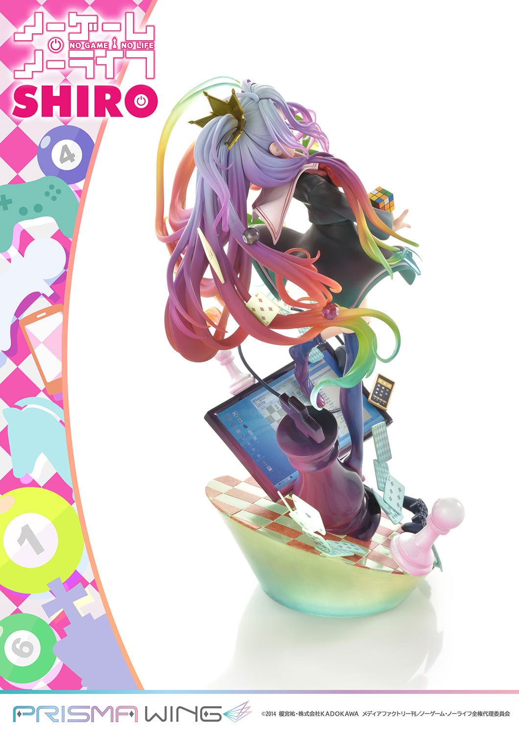 Prime 1 Studio NO GAME NO LIFE PRISMA Shiro 1/7 Scale Pre-Painted Figure