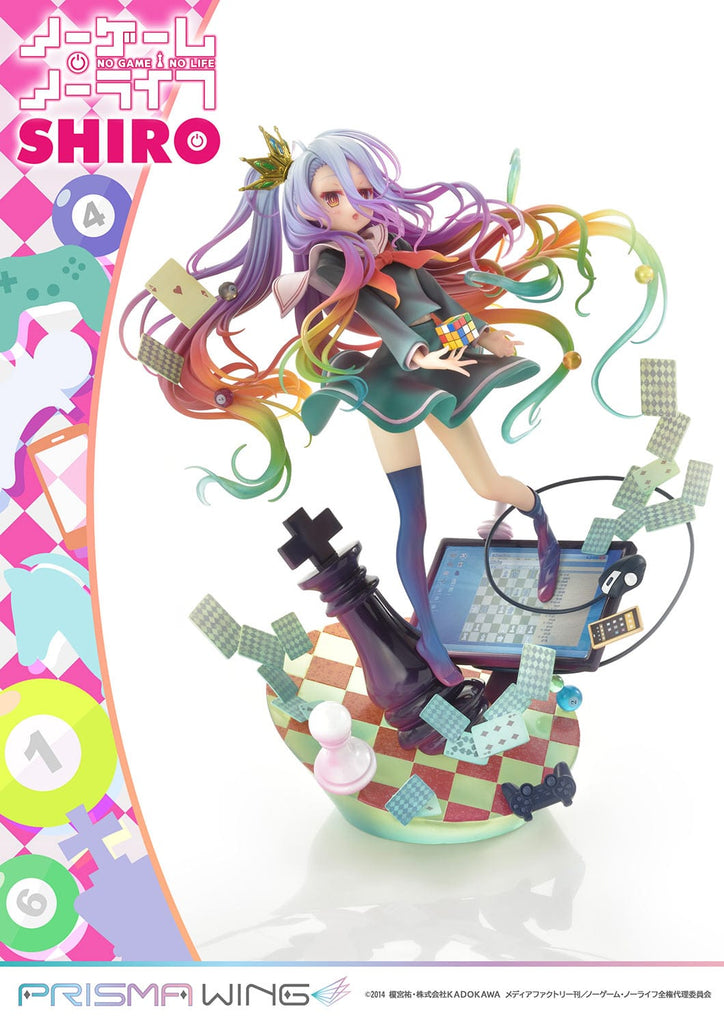 NO GAME NO LIFE PRISMA Shiro 1/7 Scale Pre-Painted Figure