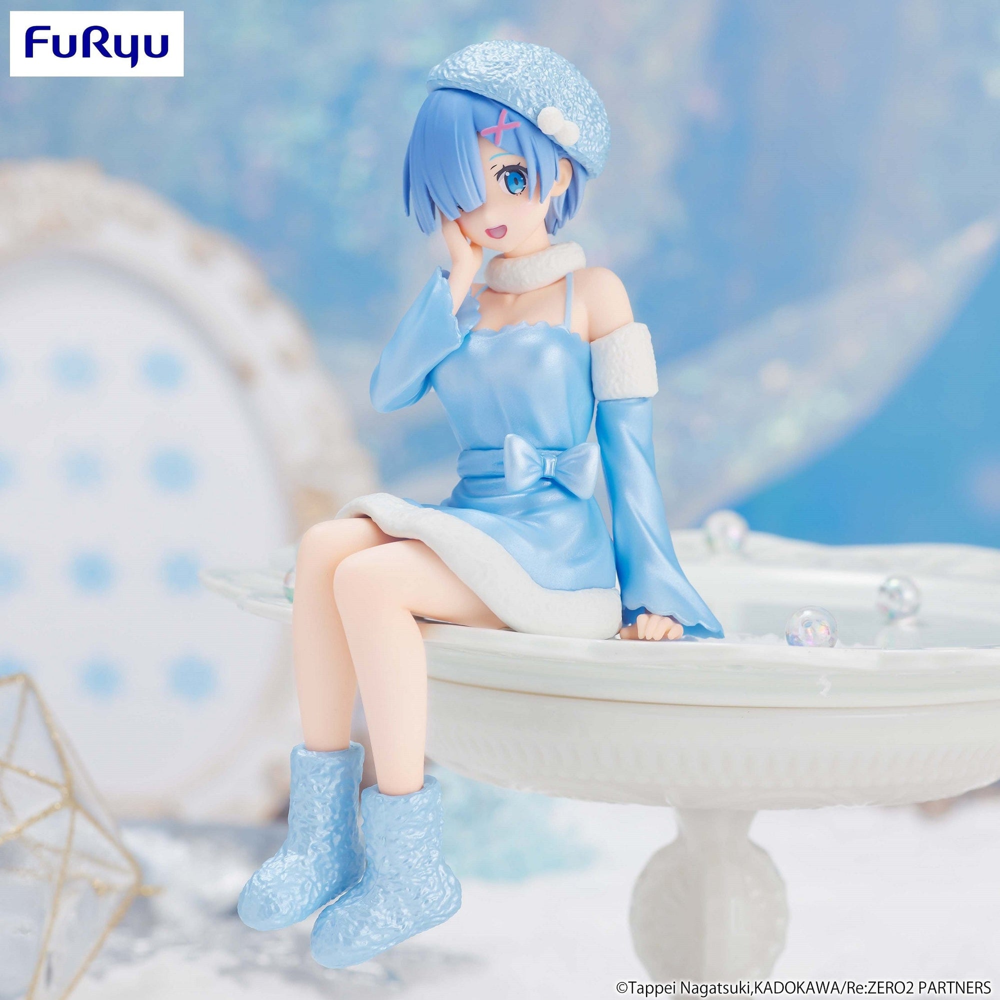 FURYU Corporation Noodle Stopper Figure Rem Snow Princess Pearl Color ver
