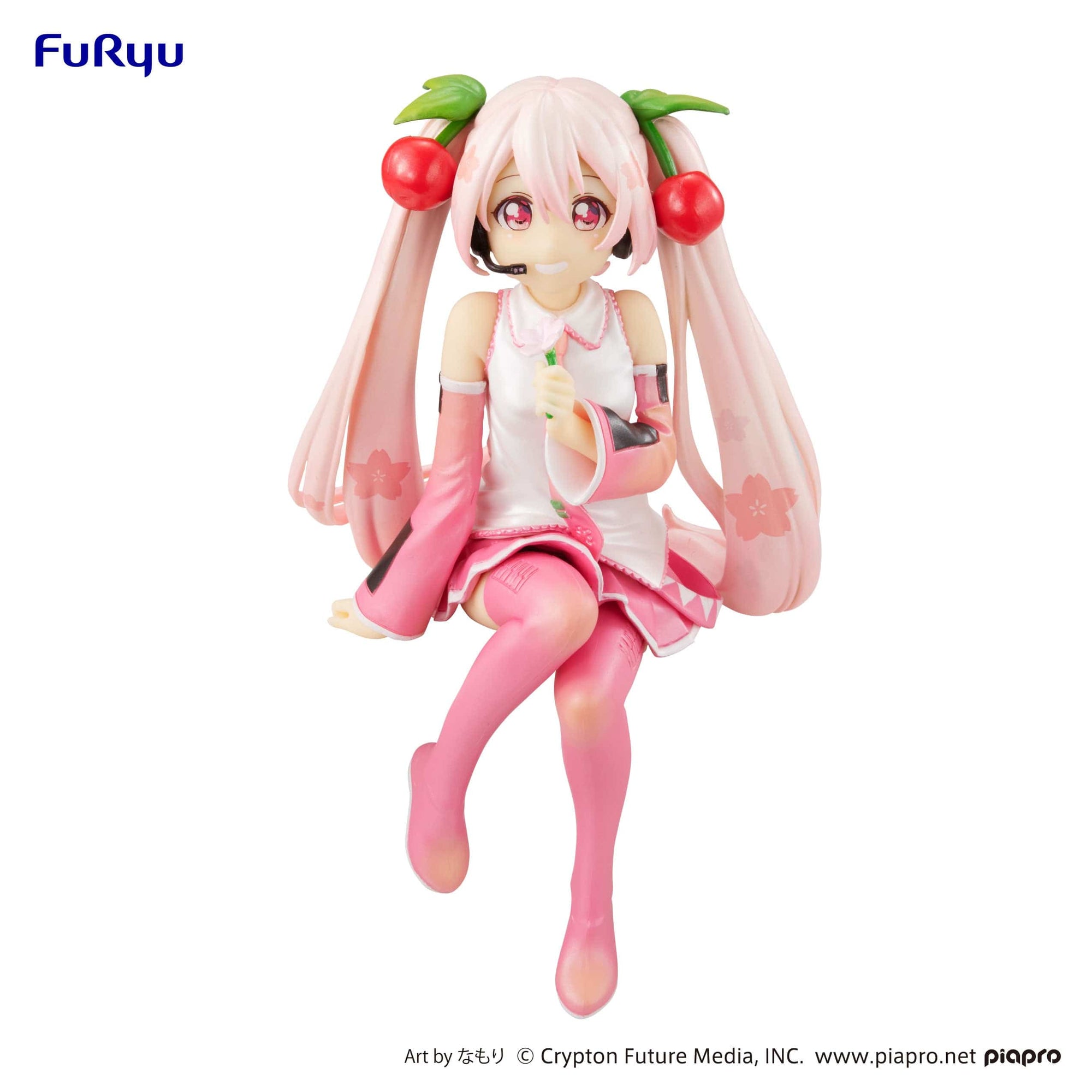 FURYU Corporation Noodle Stopper Figure Sakura Miku 2022 Pearl Color