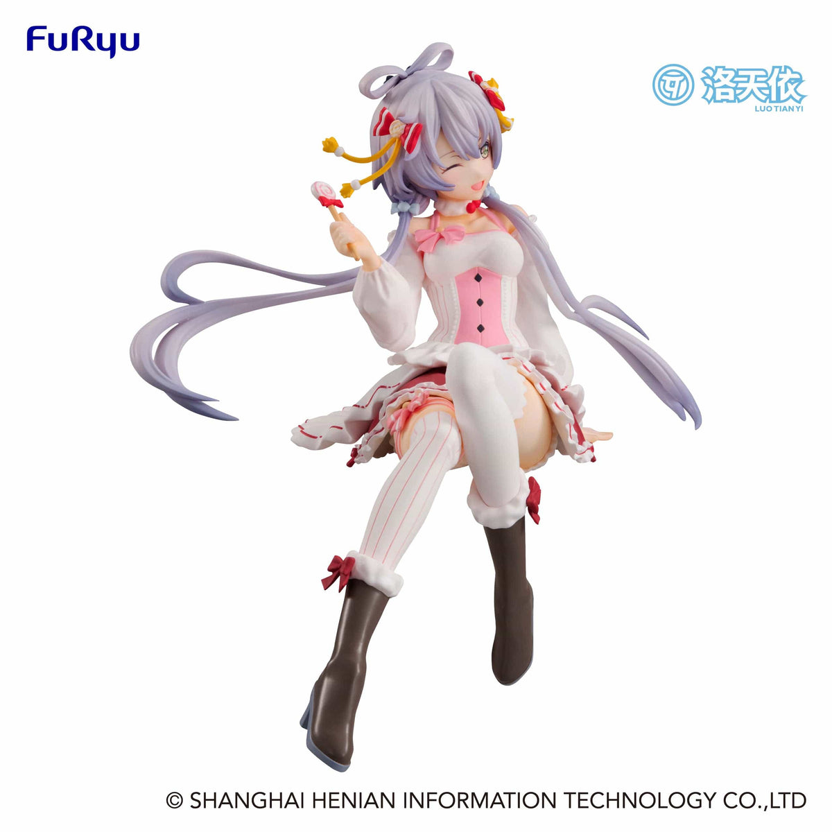 FURYU Corporation Noodle Stopper Figure V Singer Luo Tian Yi Lollypop Ver