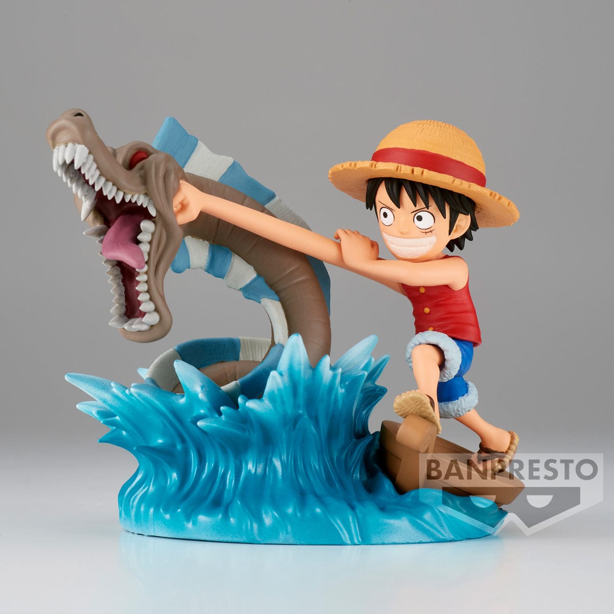 Banpresto ONE PIECE WORLD COLLECTABLE FIGURE LOG STORIES MONKEY.D.LUFFY VS LOCAL SEA MONSTER