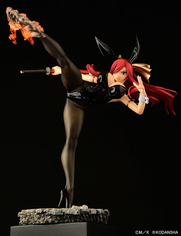 FAIRY TAIL Erza Scarlet HIGH KICK ver Black Bunny 1/6 Scale Figure