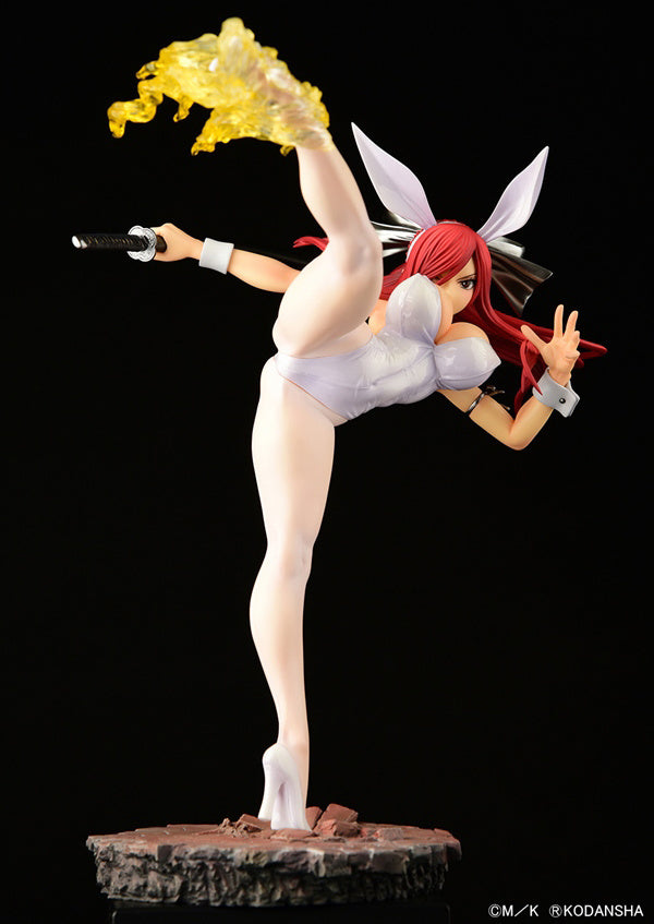 FAIRY TAIL Erza Scarlet HIGH KICK ver White Bunny