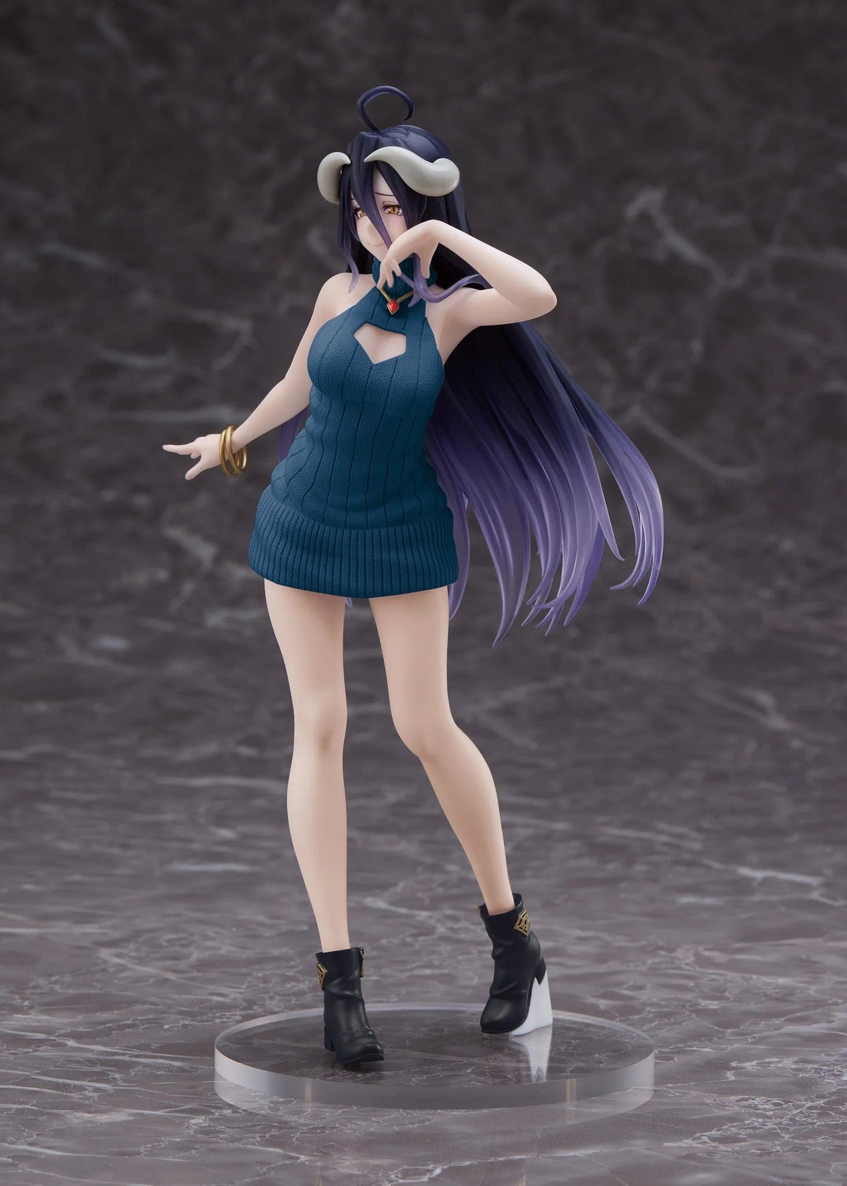 TAITO Overlord IV AMP Coreful Figure Figure Albedo ( Knit Dress Ver. ) Renewal Edition