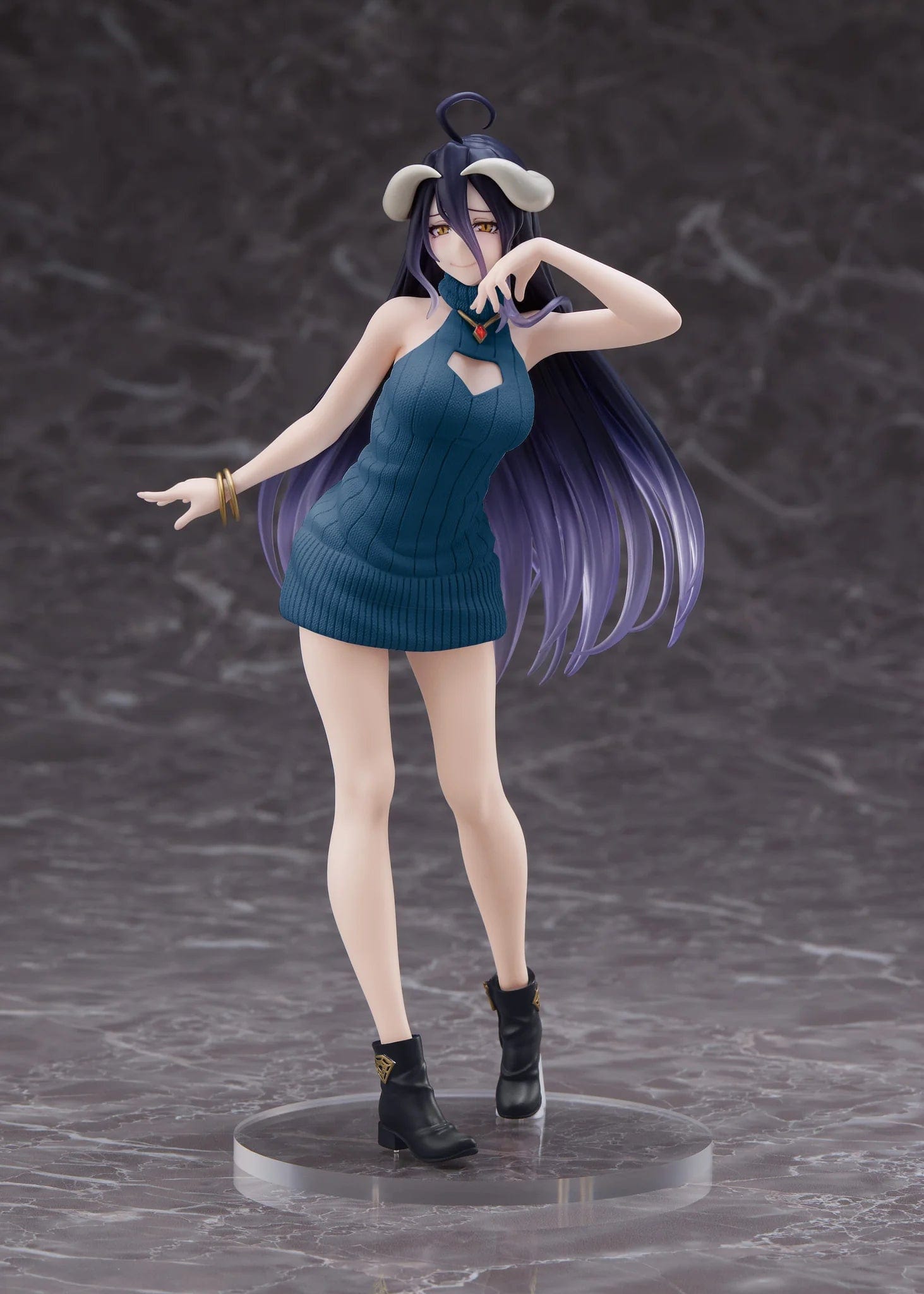 TAITO Overlord IV AMP Coreful Figure Figure Albedo ( Knit Dress Ver. ) Renewal Edition