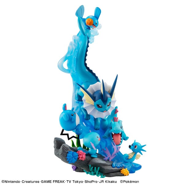 Megahouse POKEMON G.E.M. EX SERIES Water Type DIVE TO BLUE (with gift - mini clear file)