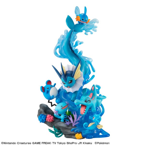 Megahouse POKEMON G.E.M. EX SERIES Water Type DIVE TO BLUE (with gift - mini clear file)