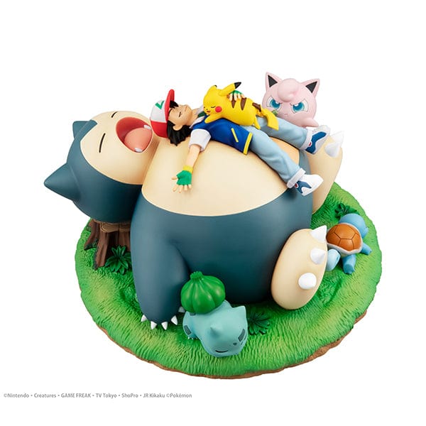 Snorlax Sleeping Shadow Box With Gengar Birthday Pokemon Gift