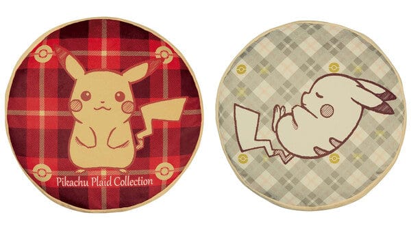Banpresto POKEMON REVERSIBLE CUSHION PIKACHU PLAID COLLECTION