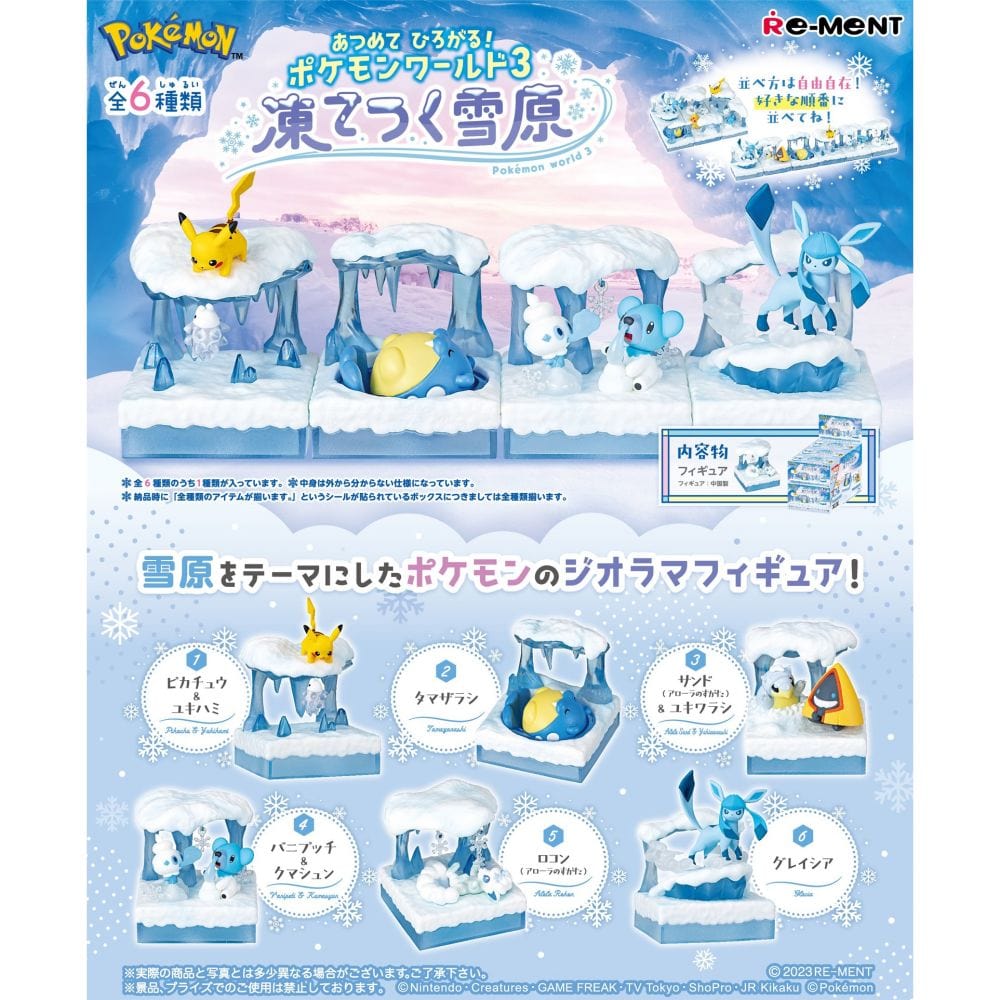 Rement POKEMON WORLD 3 FROZEN SNOW FIELD