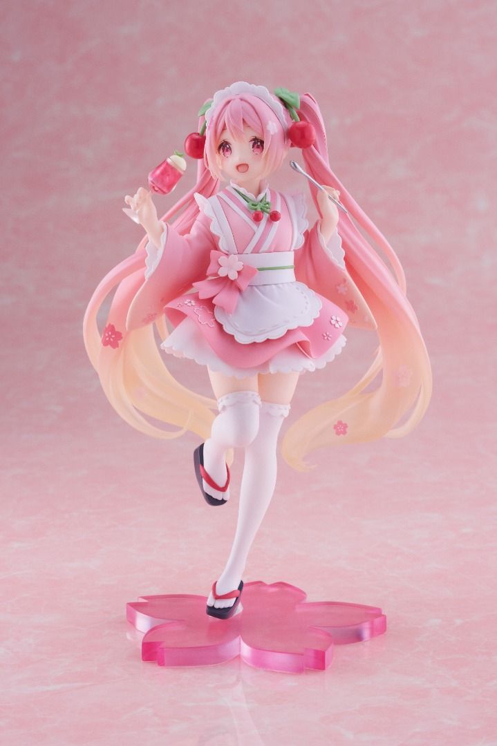 Sakura Miku Newly Written Figure Japanese Cafe Ver