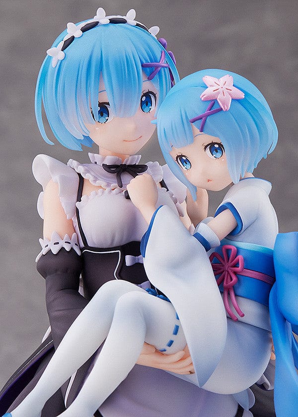 SEGA Re : ZERO Starting Life in Another World Figure Rem &amp; Childhood Rem 1/7 Scale Figure
