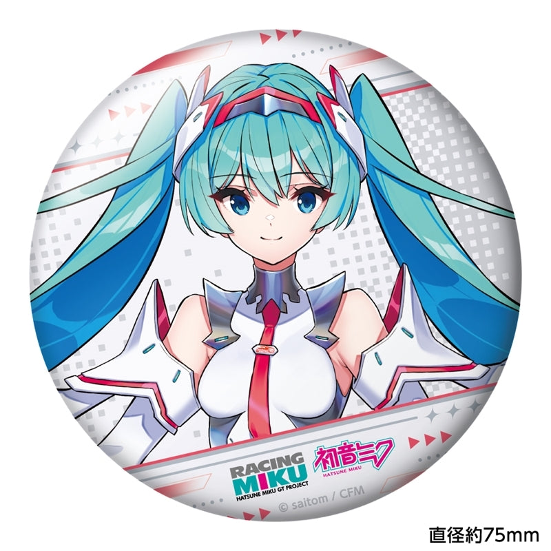 Hatsune Miku Racing Ver SPA 2025 Support Ver. Large Glitter Can Badge Vol 1