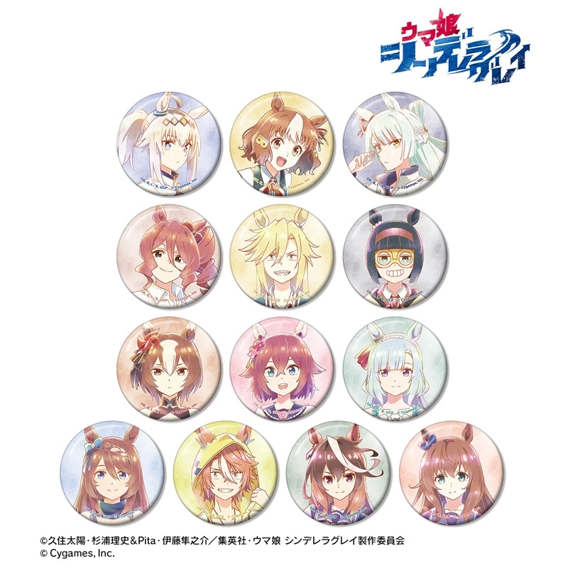 Umamusume Cinderella Gray Trading Ani-Art aqua label Can Badge