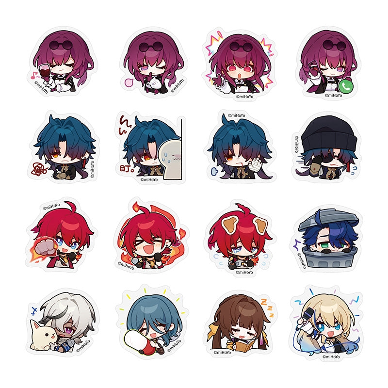 POM-POM PAVILLION SERIES CHIBI STICKER SET