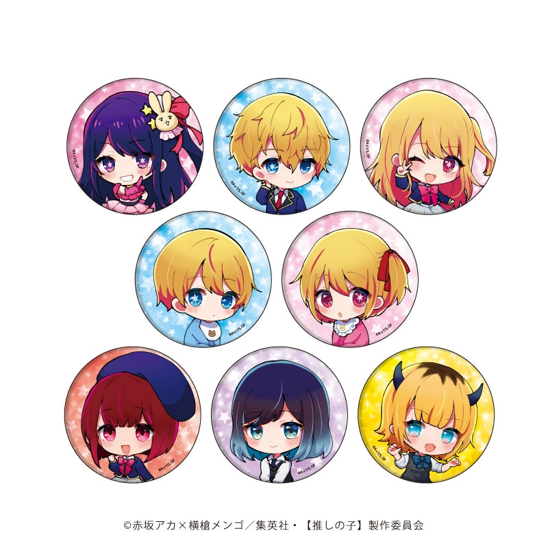 Can Badge OSHI NO KO 01 Mini character illustration