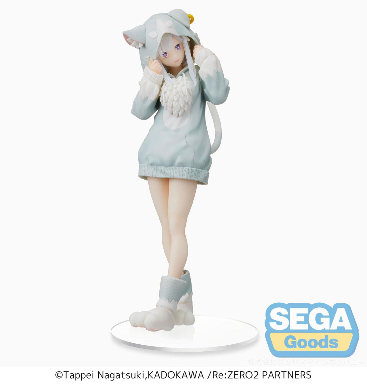 SEGA SEGA Re ZERO Starting Life in Another World SPM Figure Emilia The Great Spirit Puck