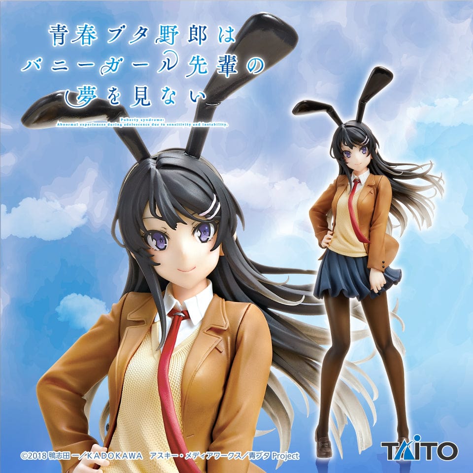 Taito Seishun Buta Yarou CF Mai Sakurajima ~ Uniform Bunny ver Coreful Figure