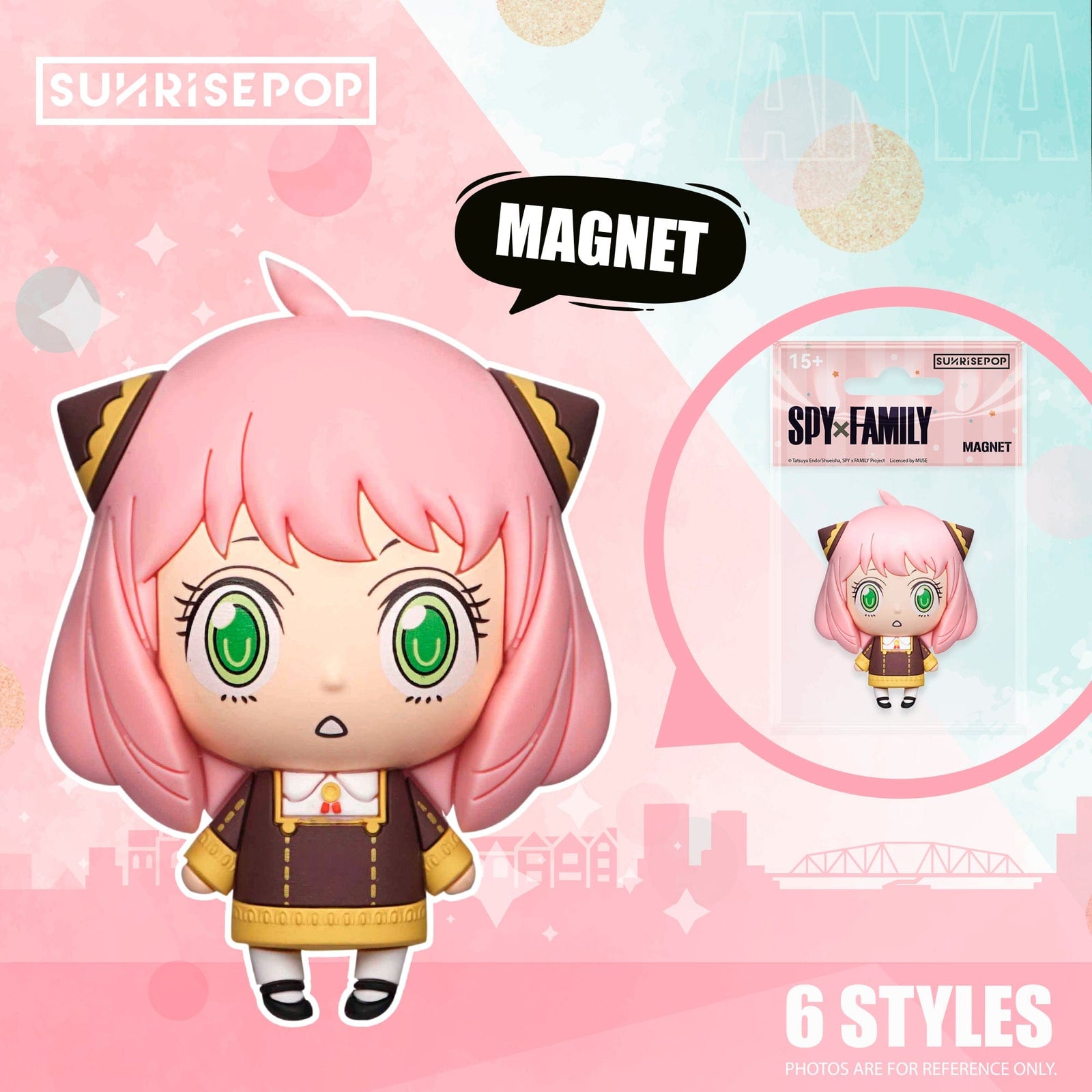 SUNRISEPOP SPY x FAMILY 3D Foam Magnet