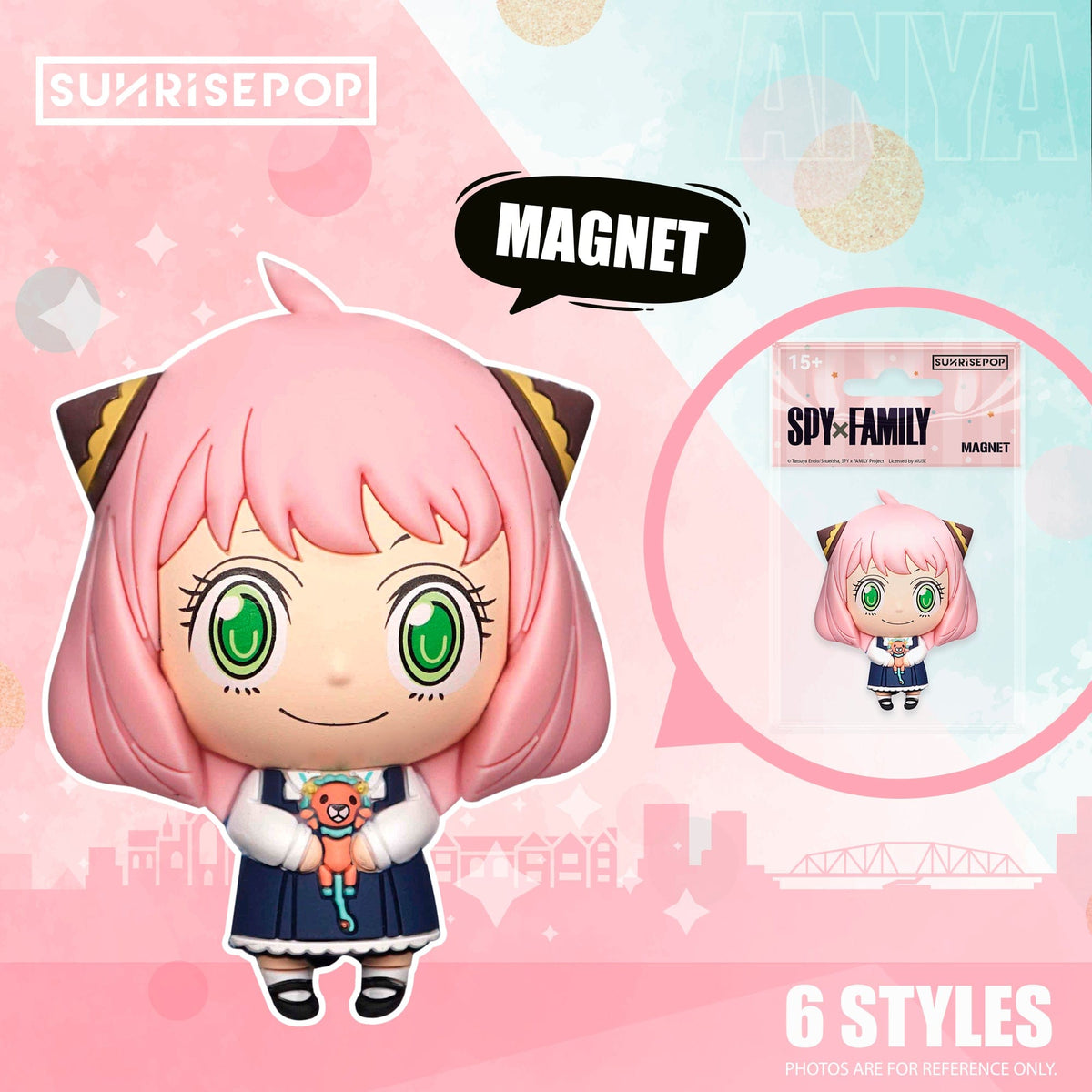SUNRISEPOP SPY x FAMILY 3D Foam Magnet