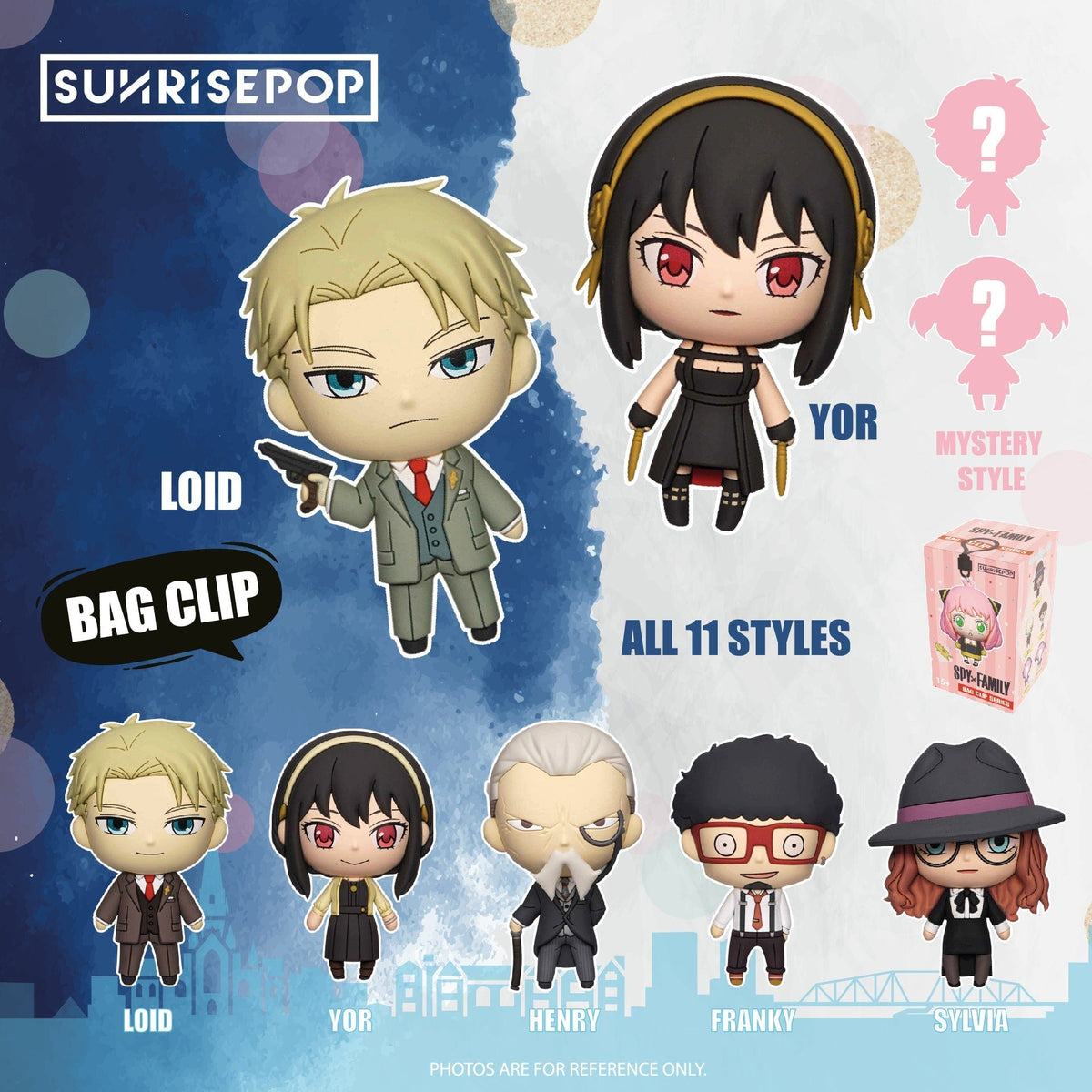 Medialink SPY × FAMILY Series 1 3D Foam Bag Clip