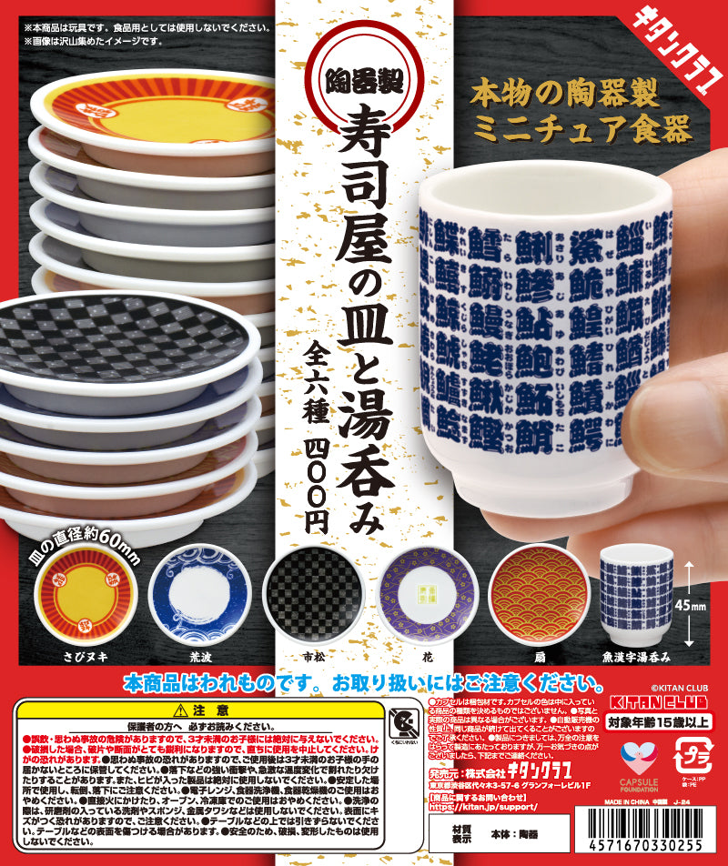 CP3012 Sushi Restaurant Plate and Teacup