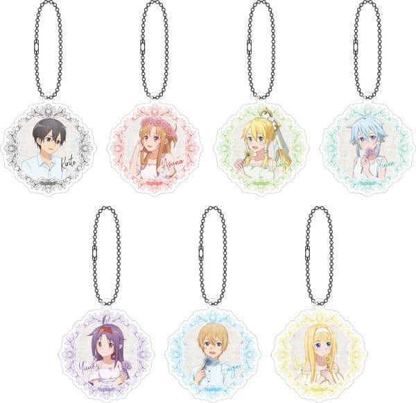 Movic Sword Art Online Acrylic Key Holder Collection