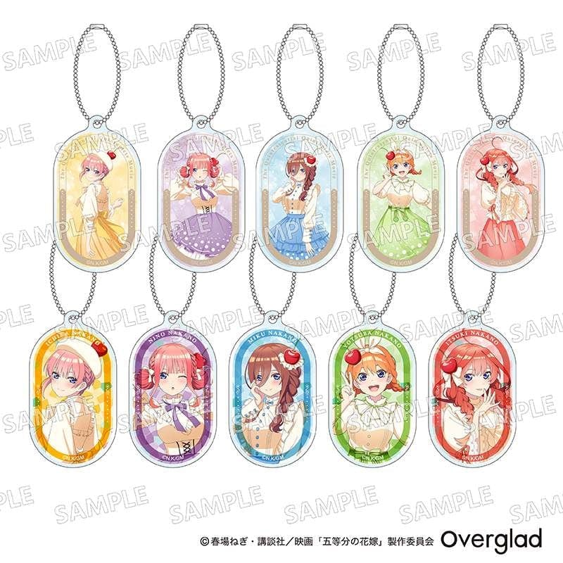 Overglad THE QUINTESSENTIAL QUINTUPLETS THE MOVIE TRADING ACRYLIC KEYCHAIN