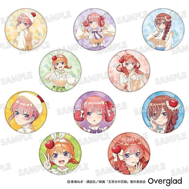 Overglad THE QUINTESSENTIAL QUINTUPLETS THE MOVIE TRADING BADGES
