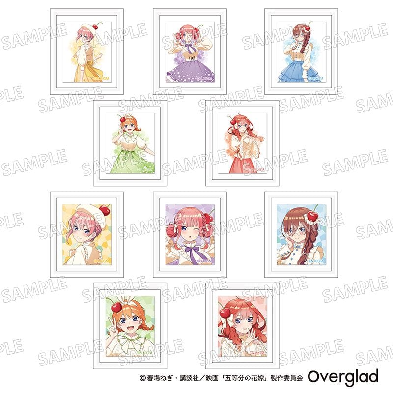Overglad THE QUINTESSENTIAL QUINTUPLETS THE MOVIE TRADING FRAME MAGNET CREAM SODA VER