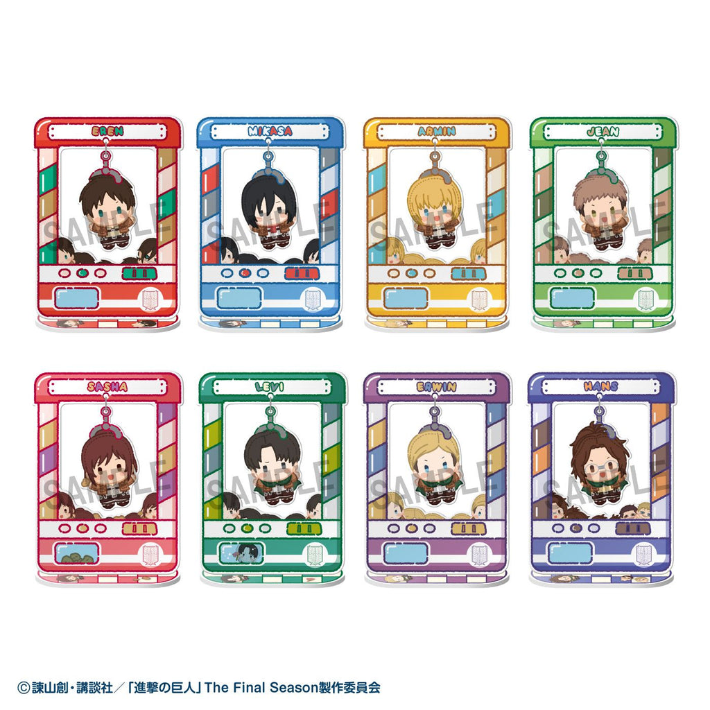 CHARA CATCHER～ SERIES Attack on Titan (SET of 8pcs)