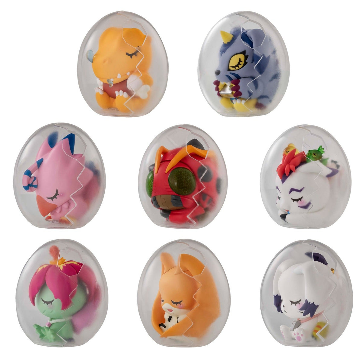 MEGA EGG FIGURE SERIES Digimon Adventure Good Night Digicolle! (BOX of 8pcs)