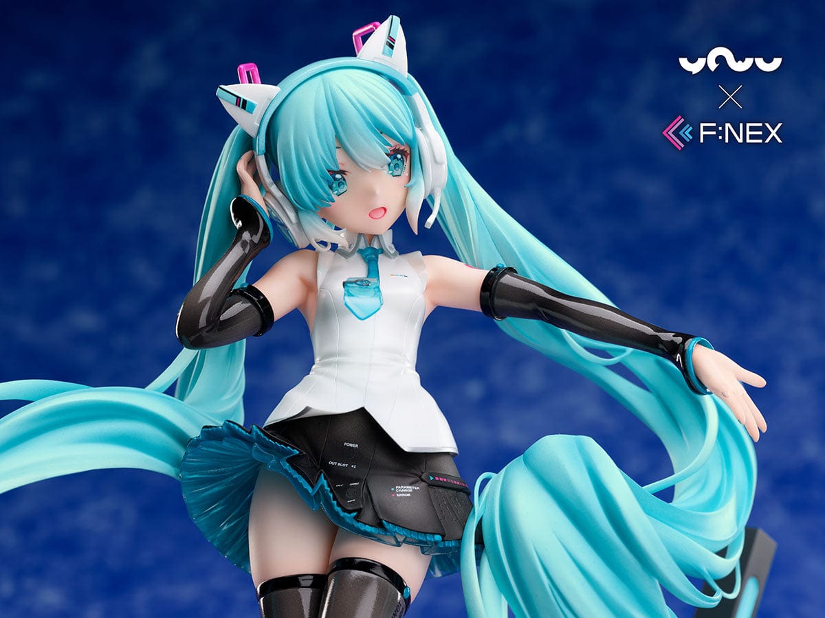 FURYU YOWU×F:NEX HATSUNE MIKU CAT EAR HEADPHONE Ver. 1/7 Scale Figure
