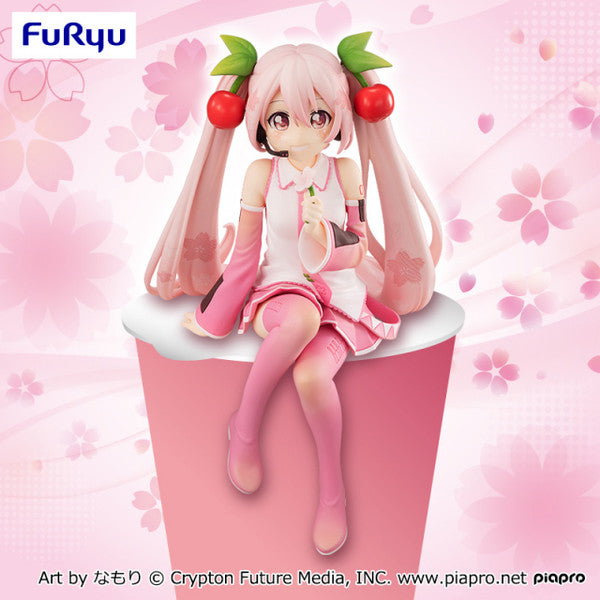 FURYU Hatsune Miku Sakura Miku 2022 Noodle Stopper Figure