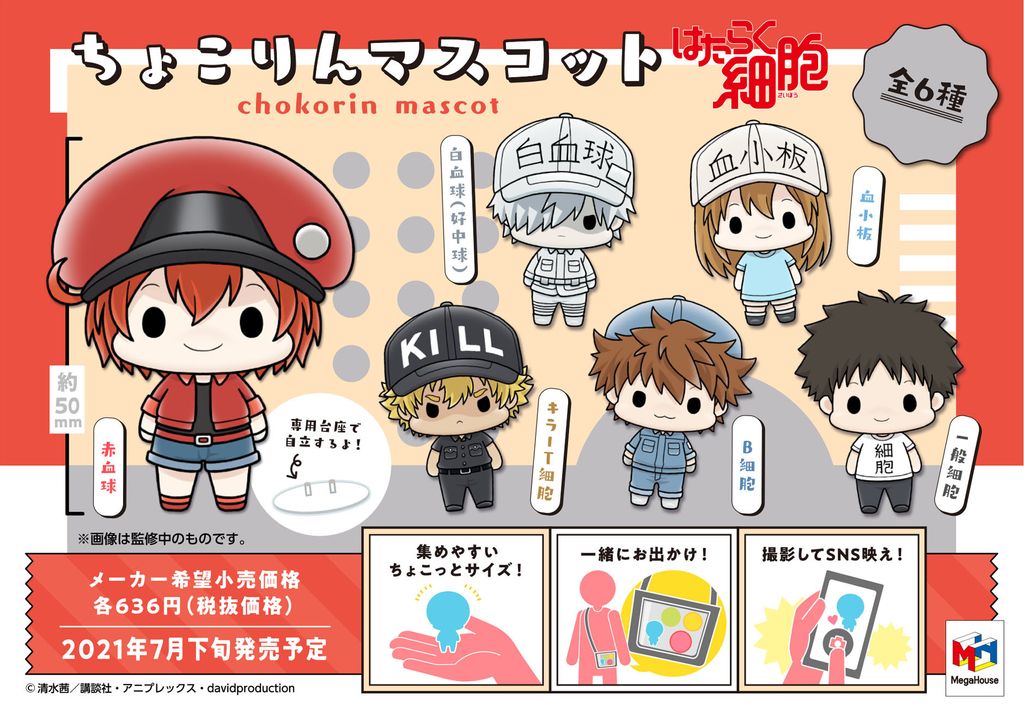 CHOKORIN MASCOT SERIES Cells at Work!